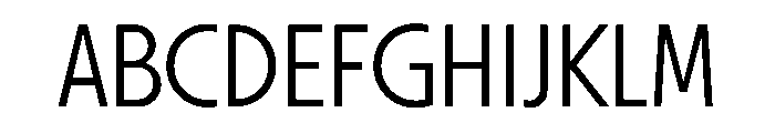 Otterco DisplayLight Font UPPERCASE