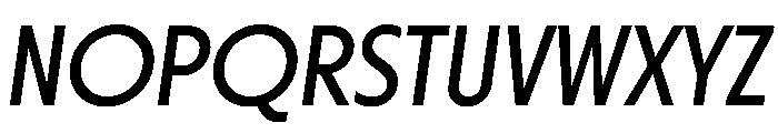 Otterco DisplayRegularItalic Font UPPERCASE