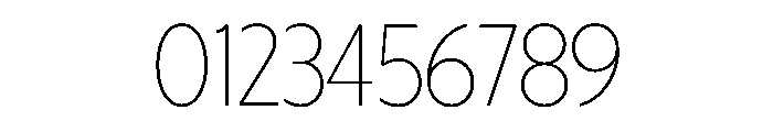 Otterco DisplayThin Font OTHER CHARS