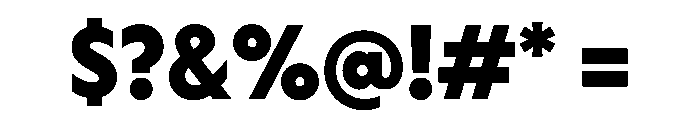 Otterco ExtraBold Font OTHER CHARS
