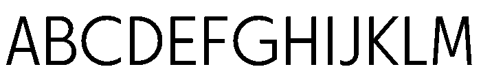 Otterco Light Font UPPERCASE