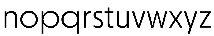Otterco Light Font LOWERCASE