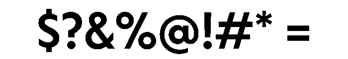 Otterco Medium Font OTHER CHARS