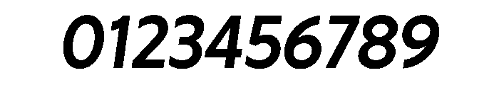 Otterco MediumItalic Font OTHER CHARS