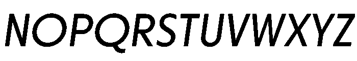 Otterco RegularItalic Font UPPERCASE
