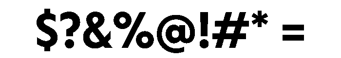 Otterco SemiBold Font OTHER CHARS