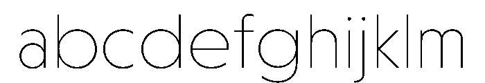 Otterco Thin FONT