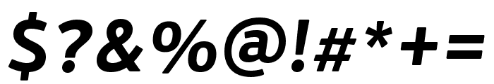 PF Beau Sans VAR Bold Italic Font OTHER CHARS