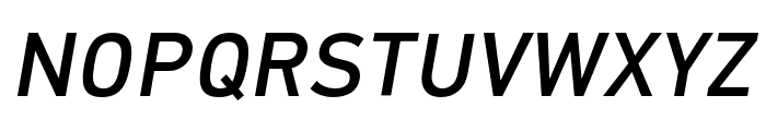 PF DIN Global Medium Italic Font UPPERCASE