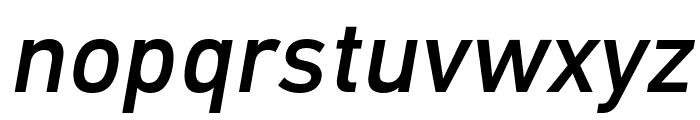 PF DIN Global Medium Italic Font LOWERCASE