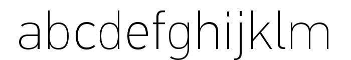 PF DIN Global Thin Font LOWERCASE