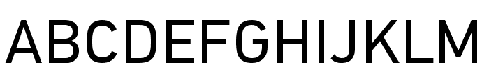 PF DIN Max Regular Font UPPERCASE