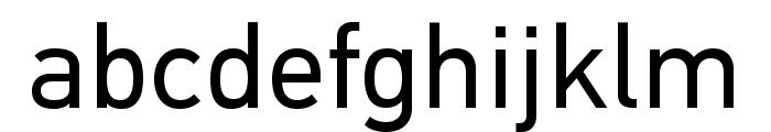 PF DIN Max Regular Font LOWERCASE