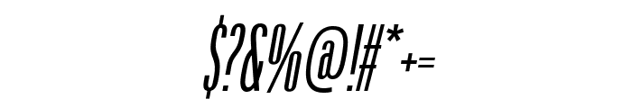 PF DIN Max XCompressed Italic Font OTHER CHARS