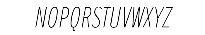PF Grand Gothik Cm Extra Th It Font UPPERCASE