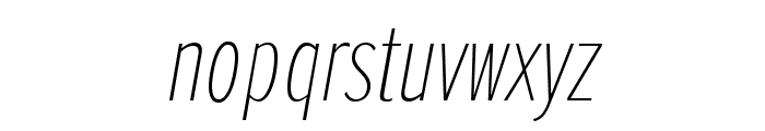 PF Grand Gothik Cm Extra Th It Font LOWERCASE