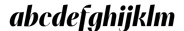 PF Marlet Display Black Italic Font LOWERCASE