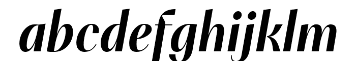 PF Marlet Display Bold Italic Font LOWERCASE