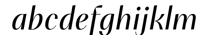 PF Marlet Display Italic Font LOWERCASE