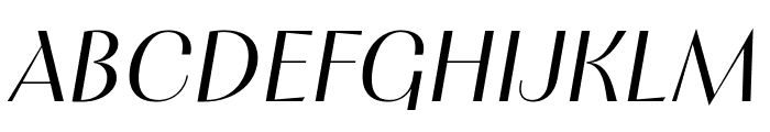 PF Marlet Display Light Italic Font UPPERCASE