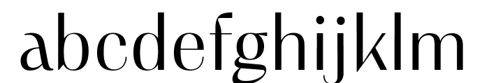 PF Marlet Display Light Font LOWERCASE