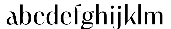 PF Marlet Display Regular Font LOWERCASE