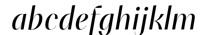 PF Marlet Finesse Italic Font LOWERCASE