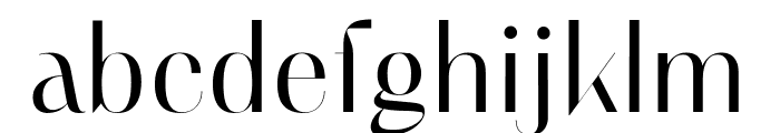 PF Marlet Finesse Light Font LOWERCASE