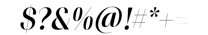 PF Marlet Finesse Medium Italic Font OTHER CHARS
