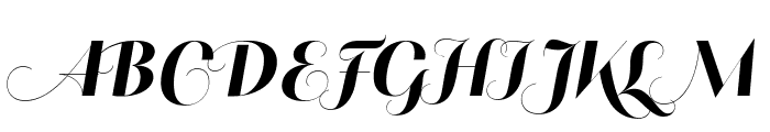 PF Marlet Swash Bold Font UPPERCASE