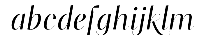 PF Marlet Swash Light Font LOWERCASE