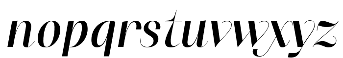 PF Marlet Swash Medium Font LOWERCASE