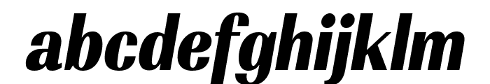 PF Marlet Text Black Italic Font LOWERCASE