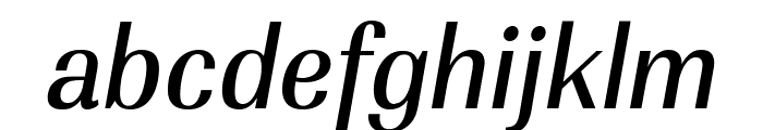 PF Marlet Text Medium Italic Font LOWERCASE