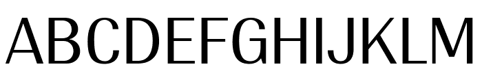 PF Marlet Text Regular Font UPPERCASE