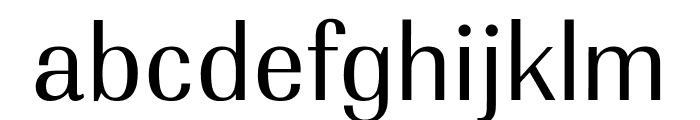 PF Marlet Text Regular Font LOWERCASE