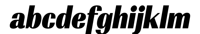 PF Marlet Text XBlack Italic Font LOWERCASE