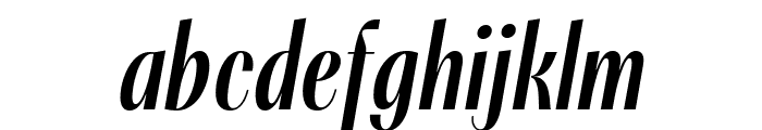PF Marlet Titling Medium Italic Font LOWERCASE