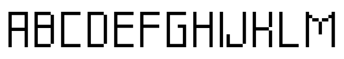 PF Online Light Pix Font UPPERCASE