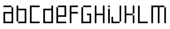 PF Online Light Unicase Font LOWERCASE