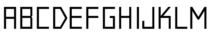 PF Online Light Font UPPERCASE