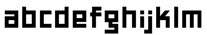 PF Online Regular Font LOWERCASE