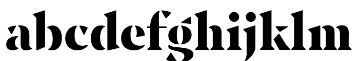 PF Spine Display Font LOWERCASE