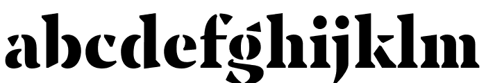 PF Spine Regular Font LOWERCASE