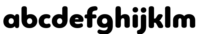 PFBagueRoundPro-Black Font LOWERCASE