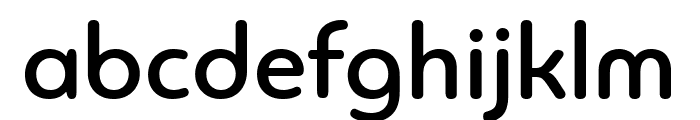 PFBagueRoundPro-Medium Font LOWERCASE