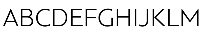 PFBagueSansPro-Light Font UPPERCASE