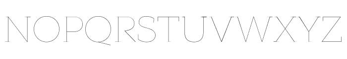 PFBagueSlabPro-Hairline Font UPPERCASE