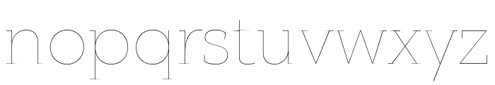 PFBagueSlabPro-Hairline Font LOWERCASE