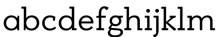 PFBagueSlabPro-Regular Font LOWERCASE